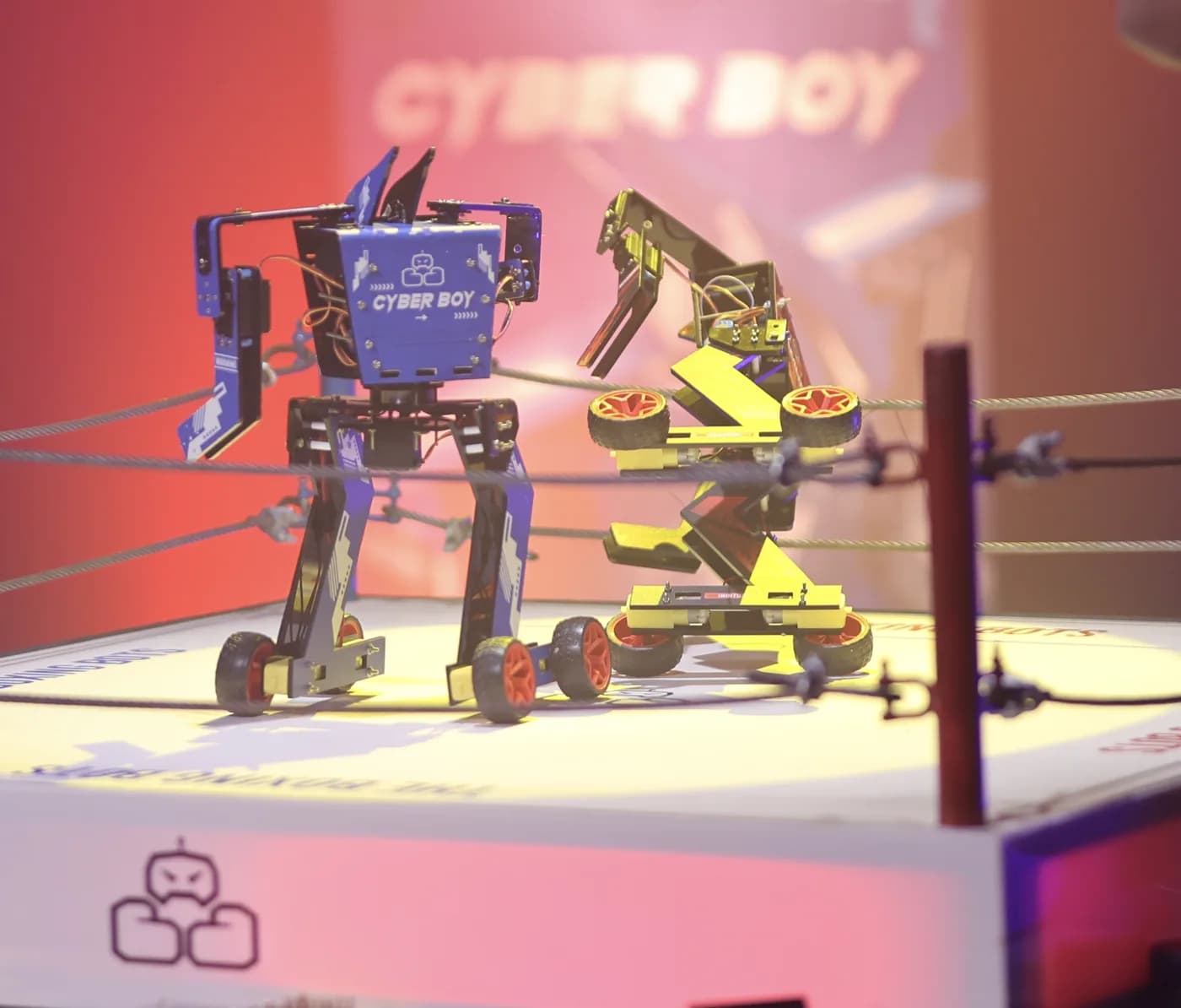 Pilots at the controls ringside