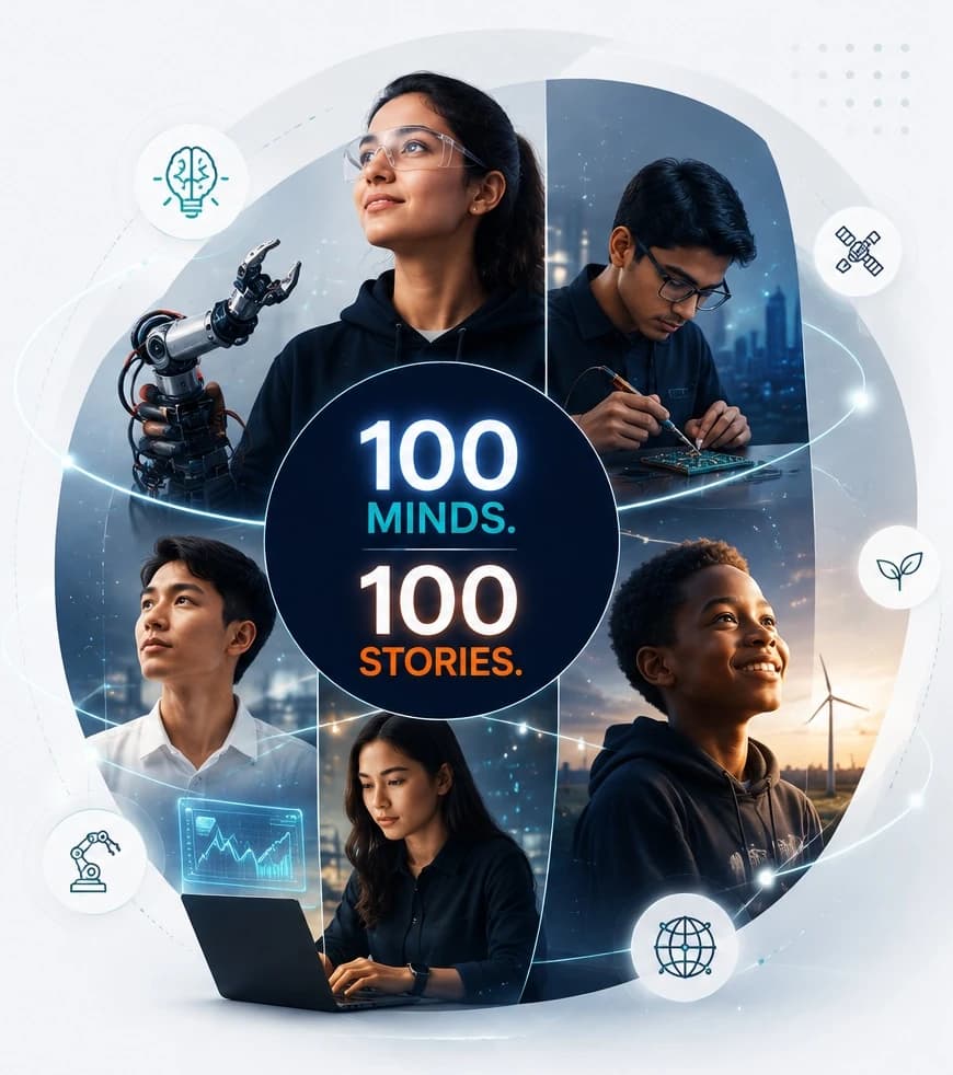 Young inventors, engineers and researchers from the Robitro Innovators programme
