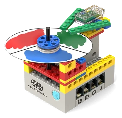 Brick-built fortune carousel