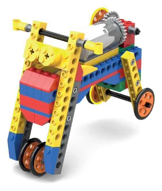 Brick-built motorbike
